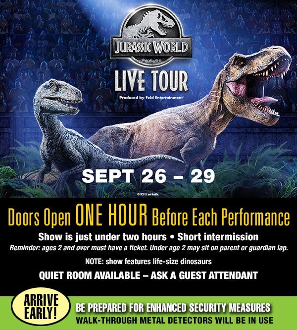 Home - Jurassic World Live Tour