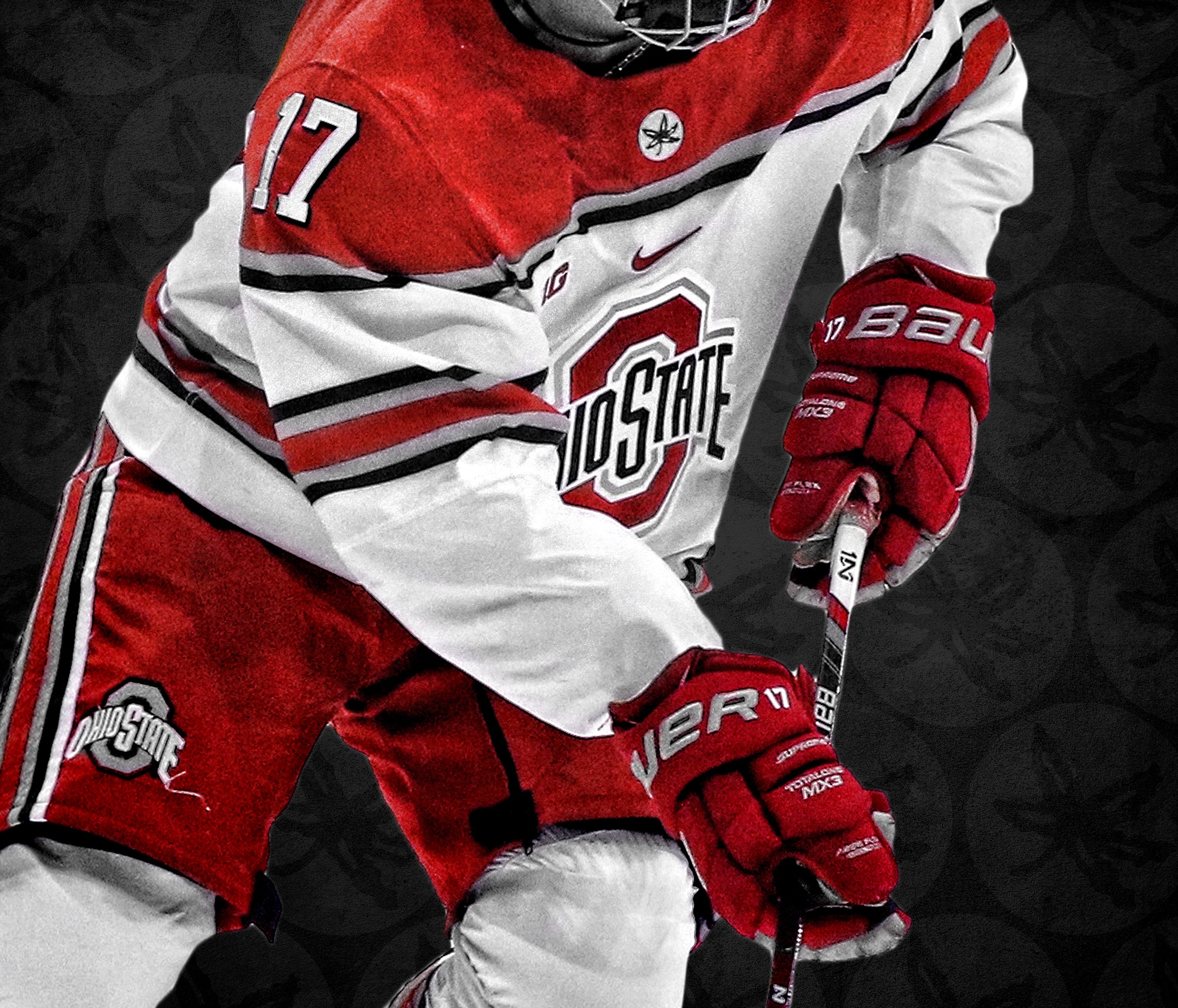 ohio state buckeyes hockey jersey