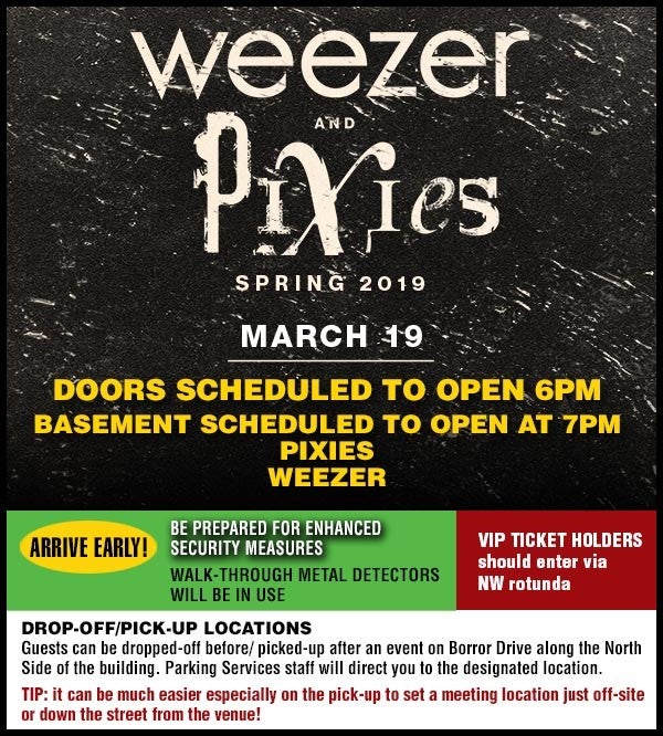 Weezer Doors Scheduled for 6PM.jpg