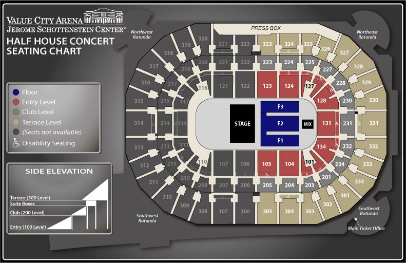 Schottenstein Center Interactive Seating Chart